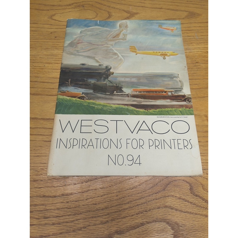 Westvaco Inspirations for Printers No. 94 Series of 1935 Advertisements Booklet